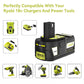 7.0Ah For Ryobi 18V Battery Replacement | P107 P108 Li-ion High Capacity Battery 2 Pack