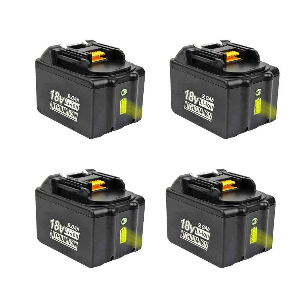 4 Pack For Makita 9.0 Battery Replacement | BL1890 18V LXT Li-ion Battery4 Pack For Makita 9.0 Battery Replacement | BL1890 18V LXT Li-ion Battery