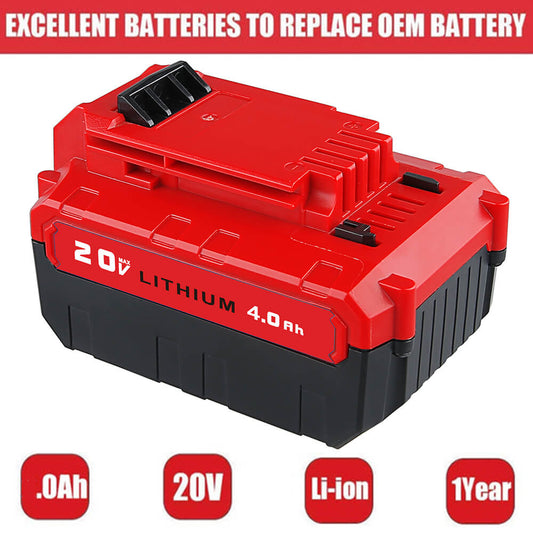 For Porter Cable 20V Battery Replacement | PCC680L 4.0Ah Li-ion Battery 2 Pack