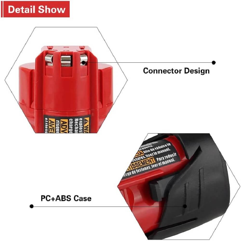 For Milwaukee M12 3.5Ah Battery Replacement | 12 Volt Lithium Battery