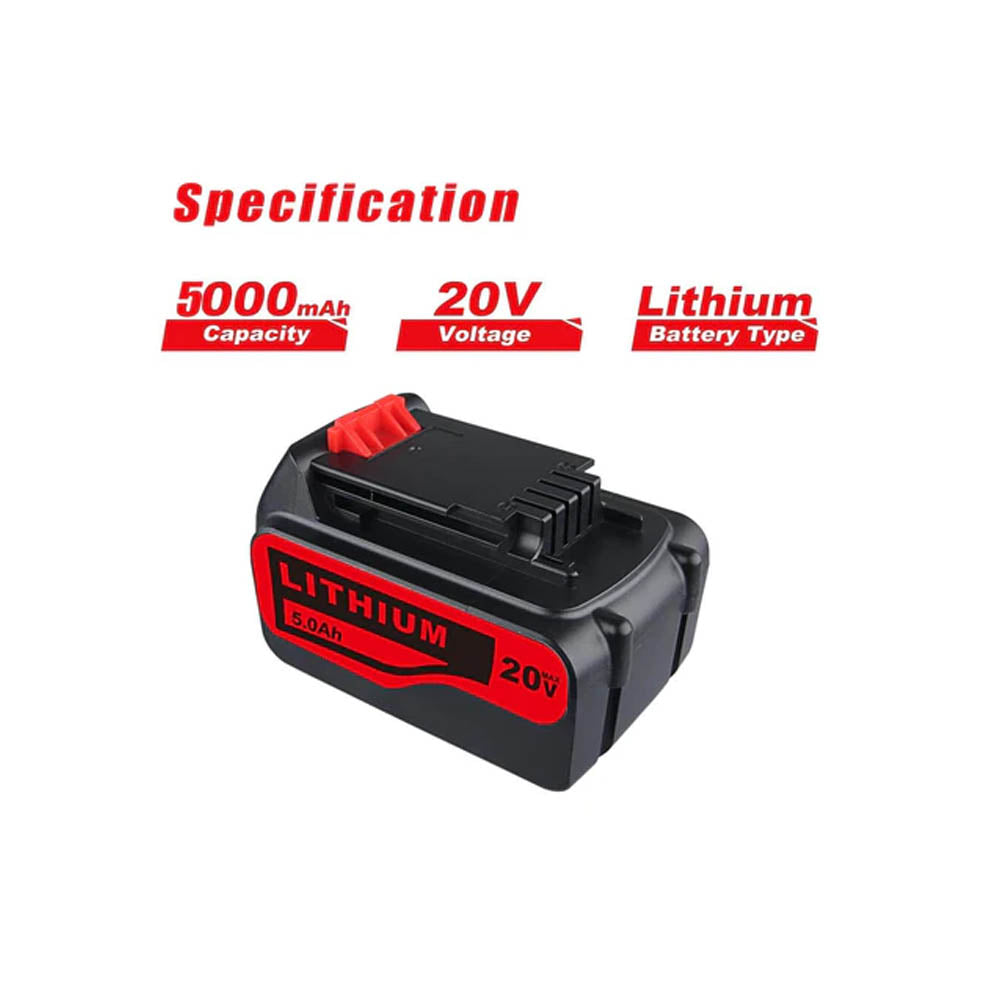 For Black and Decker 20V Battery Replacement | LB2X4020 5.0Ah Li-ion Battery