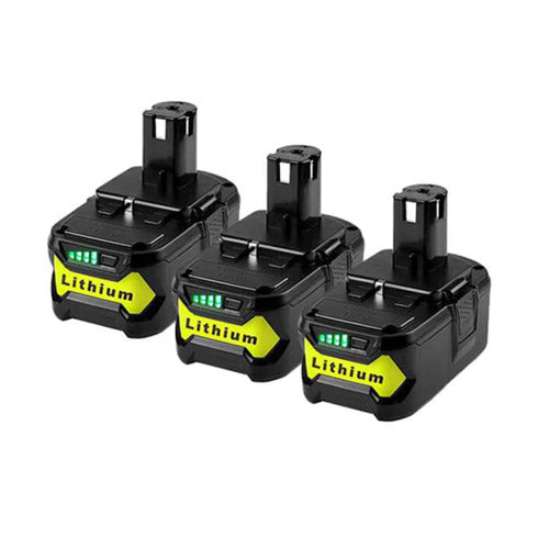 6.0Ah For Ryobi 18v one+ Battery Replacement | P108 P107 P105 P104 Li-ion Battery 3 Pack