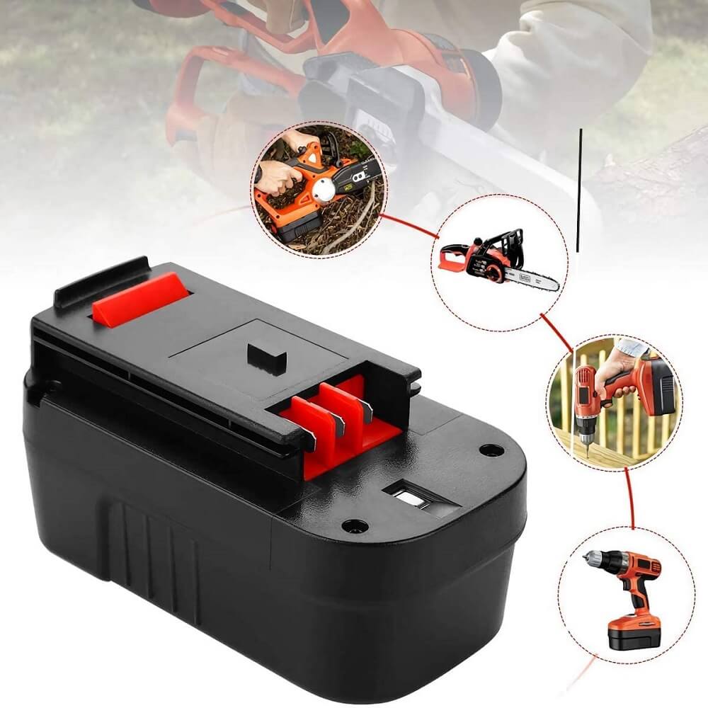 For Black & Decker 18V Battery Replacement | HPB18 4.8Ah Ni-Mh Battery 2 Pack