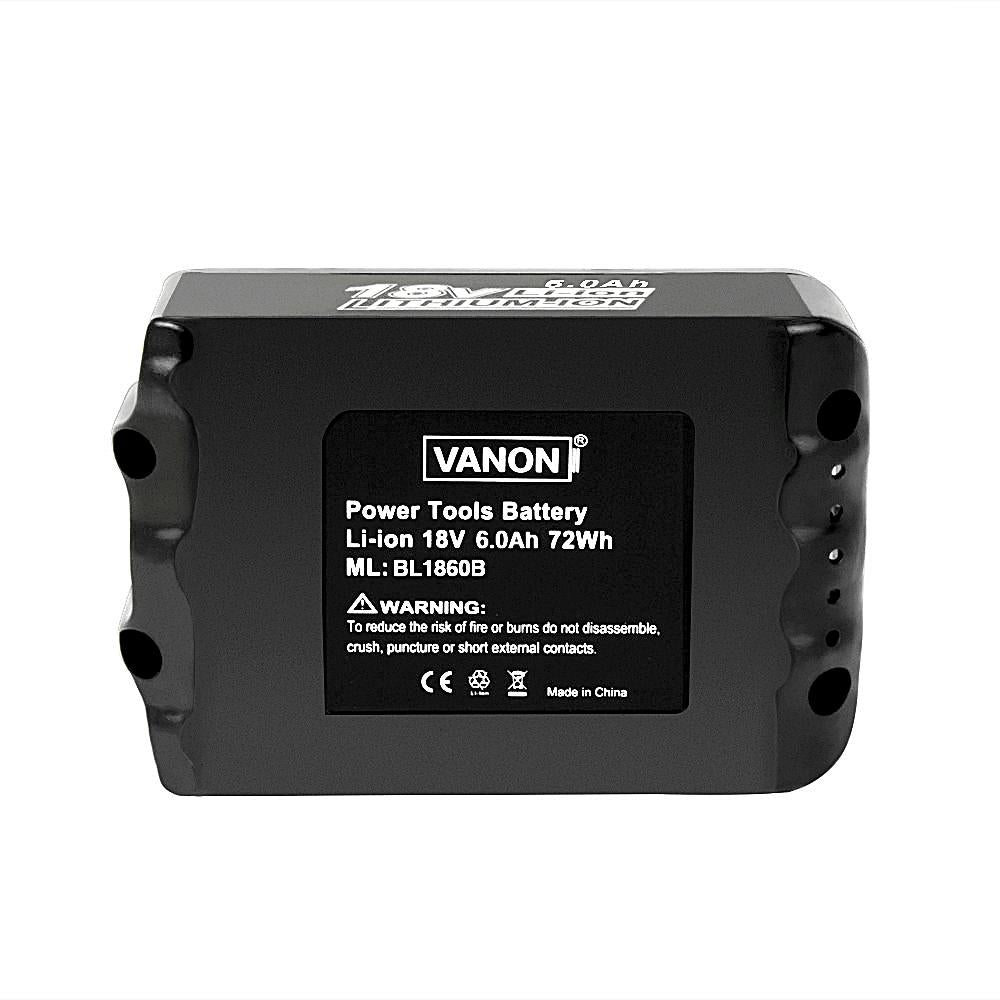 For Makita 18V Battery Replacement | BL1860B BL1850 18V 6.0Ah Li-ion Battery