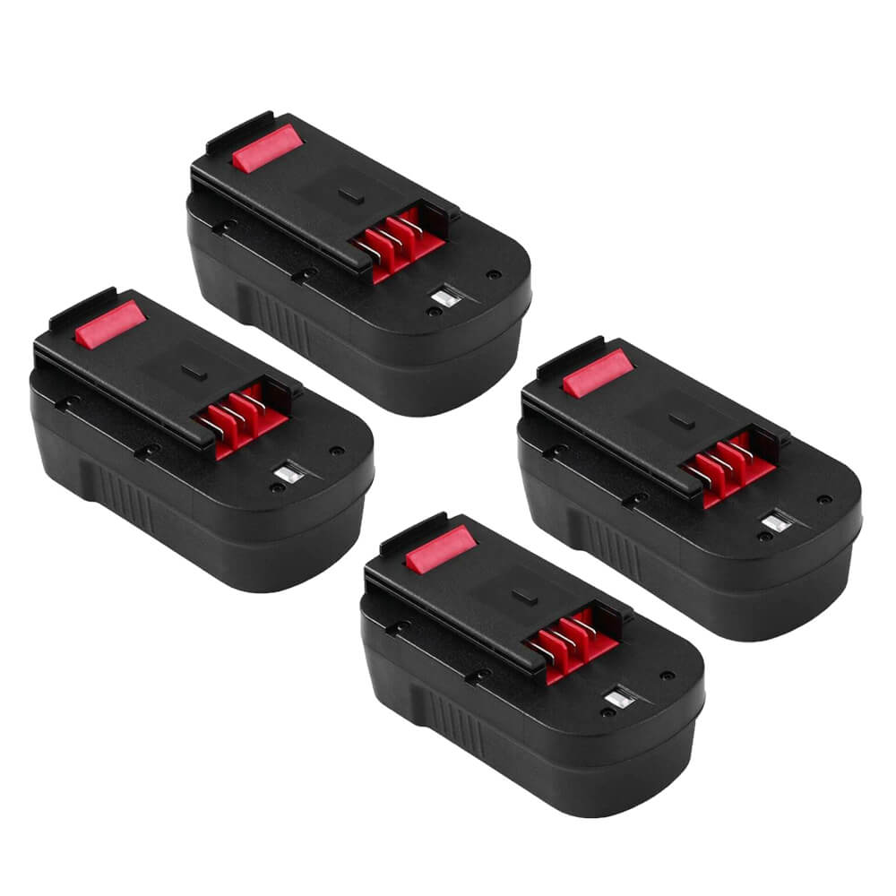 For Black & Decker 18V Battery Replacement | HPB18 4.8Ah Ni-Mh Battery 4 Pack