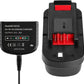 For Black and Decker 18V HPB18 4.8Ah Battery Replacement 4-PACK With Charger For Black and Decker 9.6v to 18v