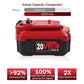 For Craftsman 20V 6.0Ah Battery Replacement | CMCB206 CMCB205 Li-ion battery 2 Pack