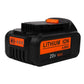 For Dewalt 20 Volt Max Battery Replacement | 4.0Ah Li-ion Battery With Charger for DCB205 20V & 12V Li-Ion Battery | Replace DCB112 DCB107