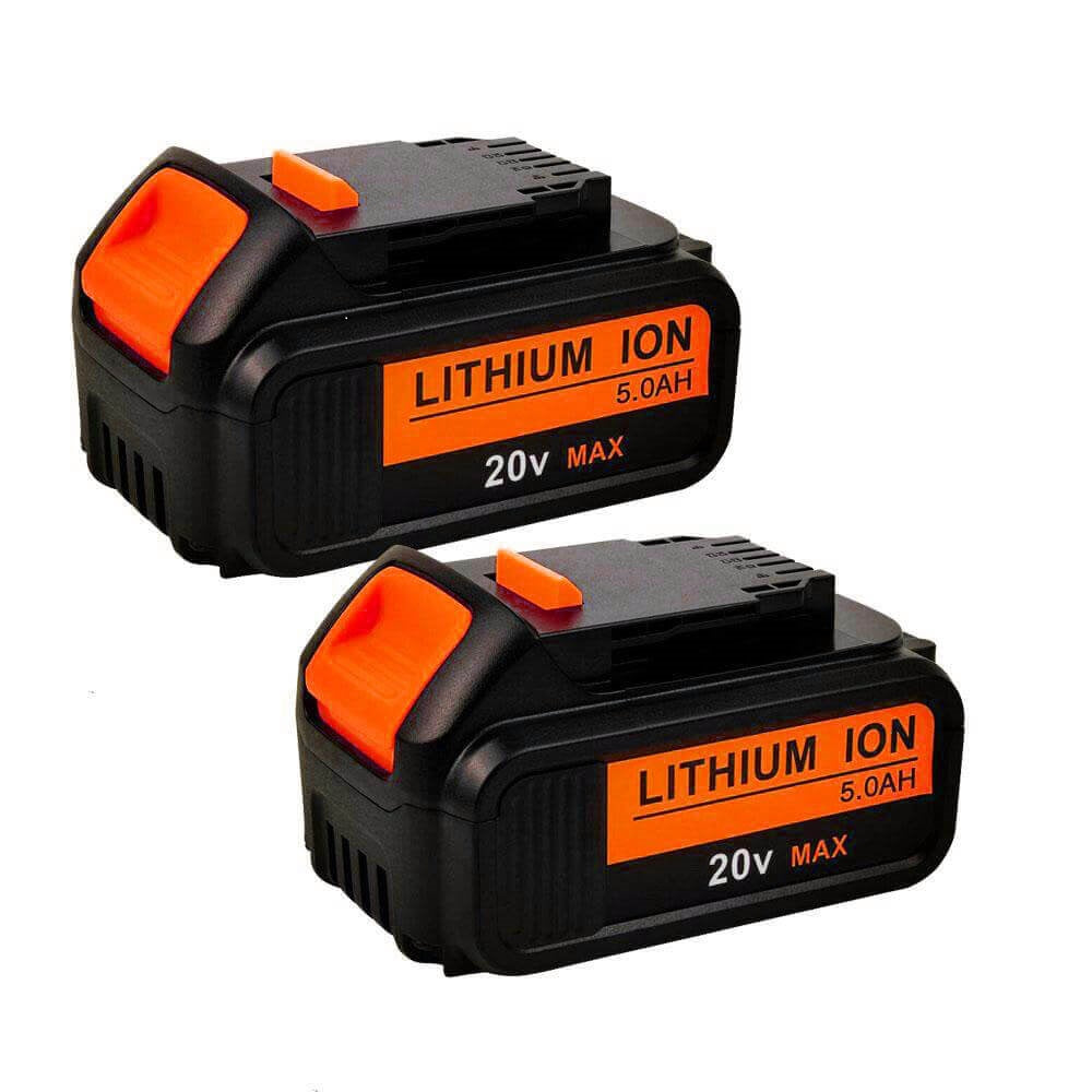 For Dewalt 20V MAX XR Battery Replacement | DCB205 5.0Ah Li-Ion Battery 2 Pack