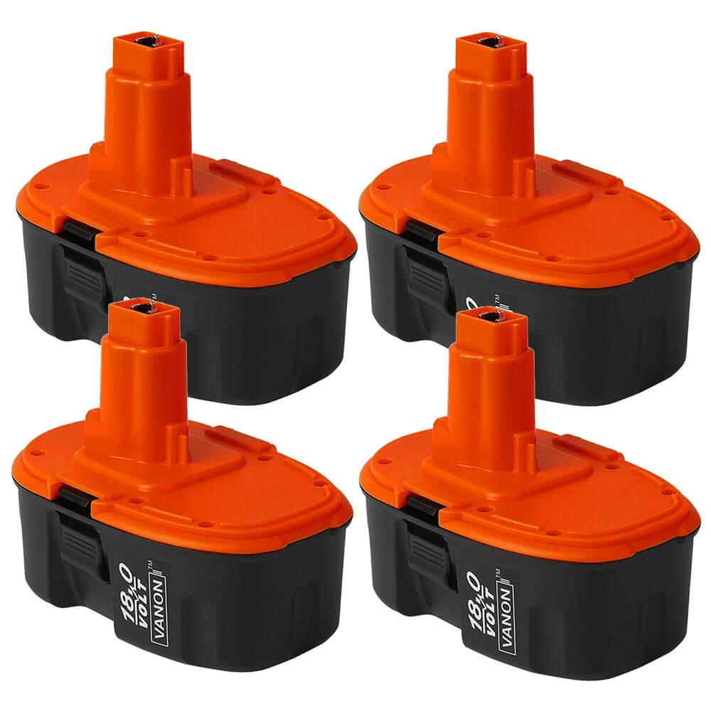 For 18V DC9098 Battery Replacement  | DC9096 Ni-Mh Battery 4 Pack