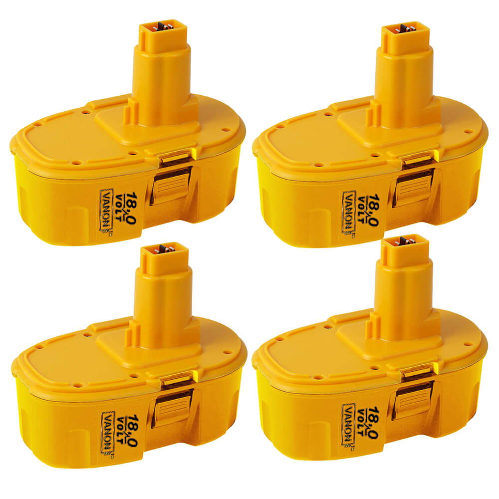 Best For Dewalt 18V XRP Battery 4.0Ah Replacement | New Upgraded DC9096 Ni-Mh 8 Pack