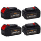 For Dewalt 20V Max Battery Replacement | DCB200 6.0Ah Li-ion Battery 4 Pack