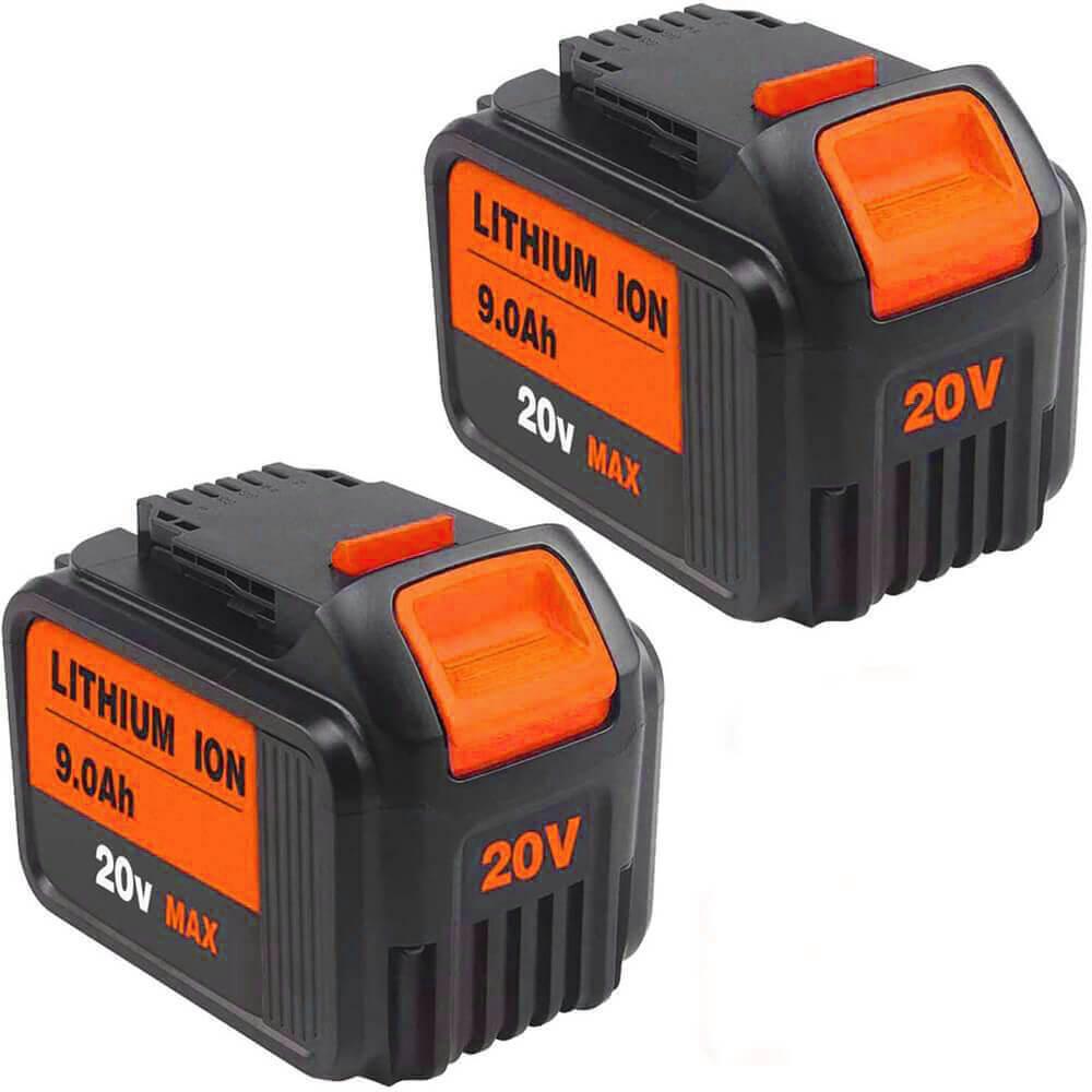 For Dewalt 20V 9.0Ah MAX Battery replacement | DCB203 DCB204 Li-ion Battery 2 Pack