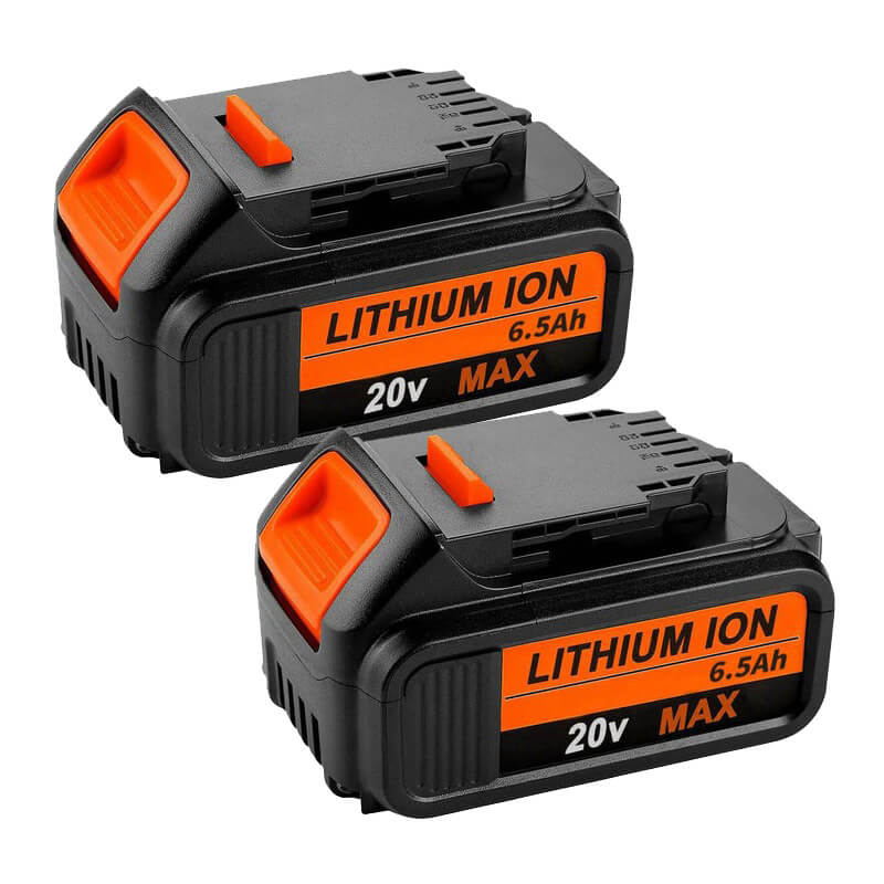 For Dewalt 20V 6.5Ah Battery Replacement | MAX XR DCB205 DCB203 Li-ion Battery 2 Pack