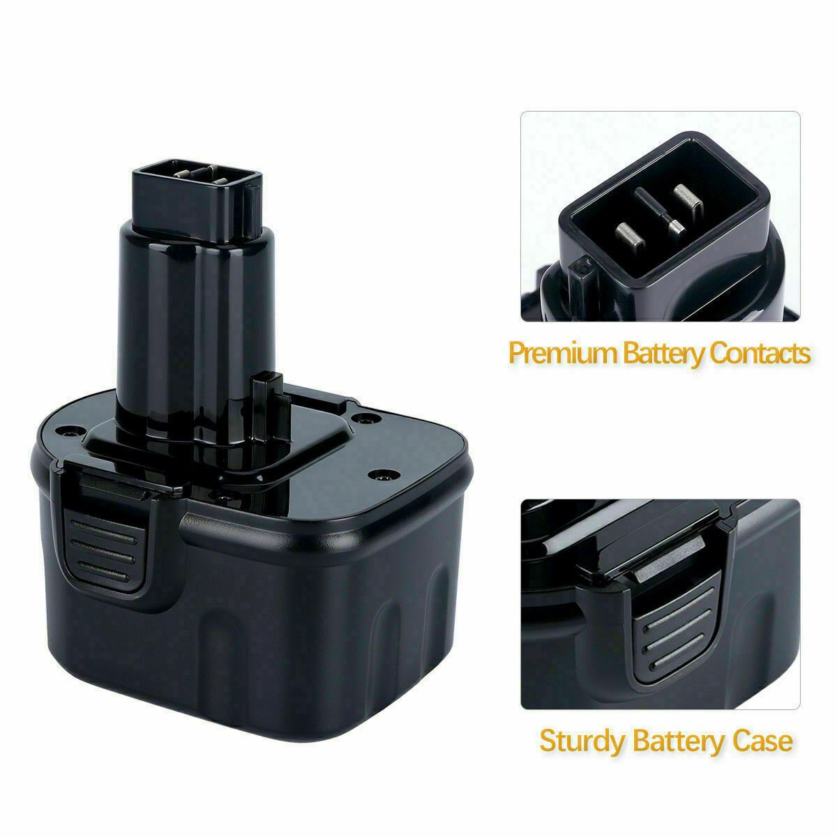4600mAh For 12V XRP DC9071 Battery Replacement |  DW9072 Ni-Mh Battery 4 Pack
