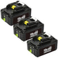 For Makita 18V Battery 4.0Ah Replacement | BL1840B Li-ion Battery With LED 3 Pack