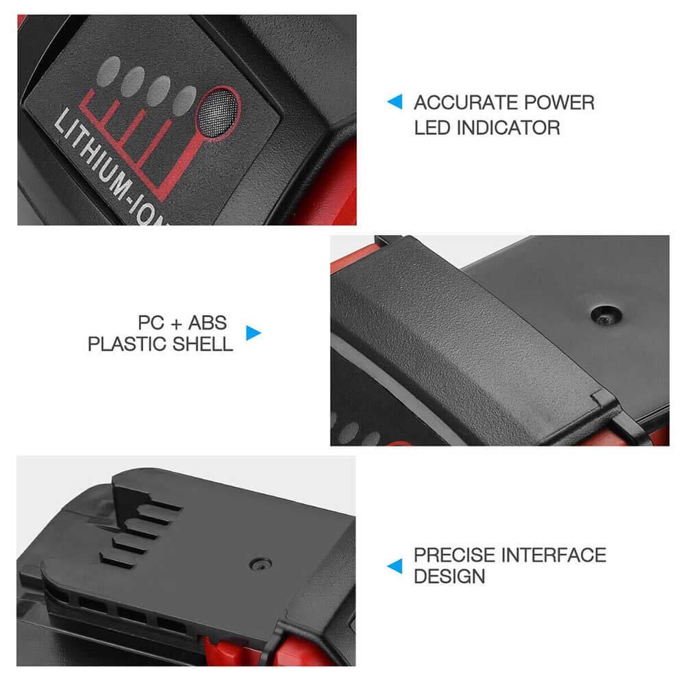 For Milwaukee M18  Battery Replacement XC 6.0Ah | 18V 48-11-1850 Li-ion Battery 4 Pack