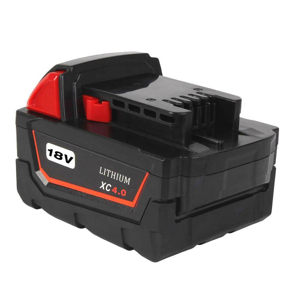 For Milwaukee 18V 4.0Ah Battery Repalcement  |  M18 XC Li-ion Battery 4 Pack