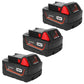 For M18 XC 5.0ah Milwaukee Battery Replacement  | 18V 48-11-1850 Li-ion Battery 3 Pack