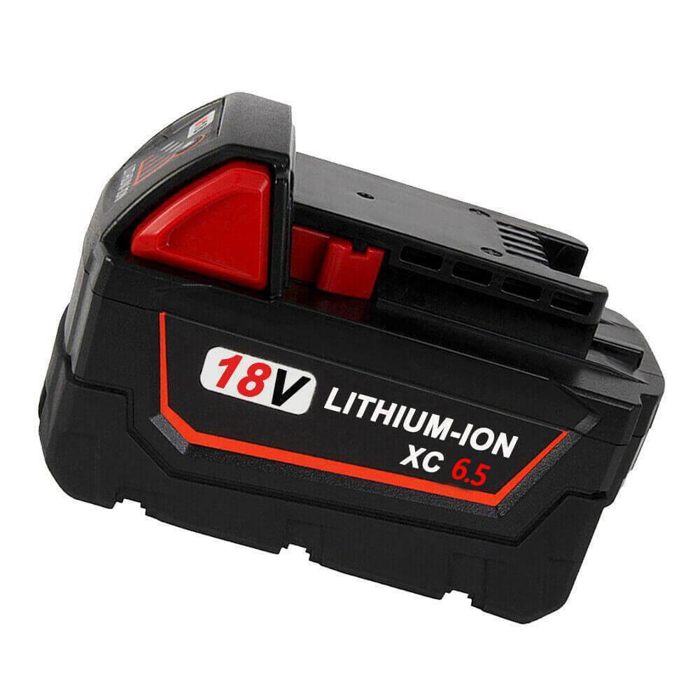 6.5Ah For Milwaukee M18 Battery Replacement 48-11-1850  | 18V Li-ion Battery