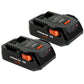 FOR Ridgid AEG R840085 Battery Replacemnt 18V 3000mAh Li-ion Black 2 Pack