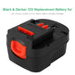FOR Black & Decker HPB12 12V 4800mAh Ni-MH Black Battery Replacement 2 Pack