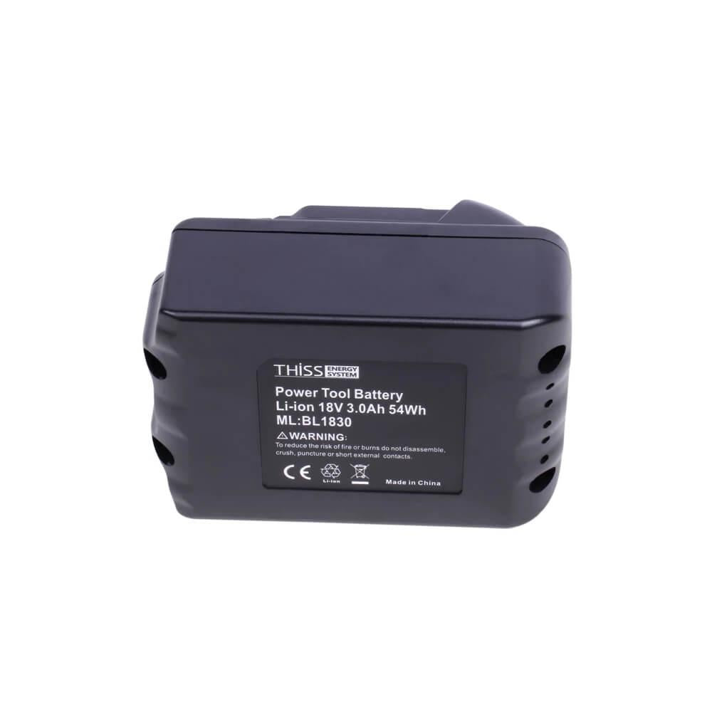 For Makita 18V Battery Replacement | BL1830 3.0Ah Li-ion 4 Pack With 14.4V-18V  Rapid Battery Charger for Makita DC18RF/RC Li-Ion