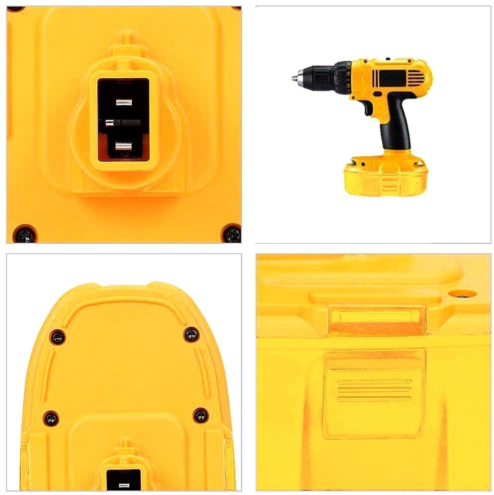 For Dewalt DC9098 Battery Replacement | 18V 3600mAh Ni-MH Battery 3 Pack