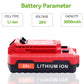 3.0Ah For Porter Cable 20V Battery Replacement | PCC680L Li-ion Battery 2 Pack