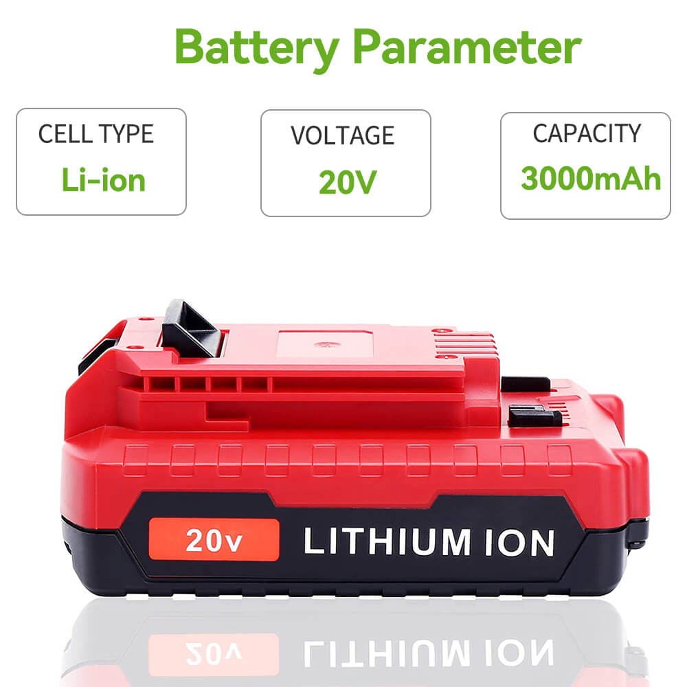 3.0Ah For Porter Cable 20V Battery Replacement | PCC680L Li-ion Battery